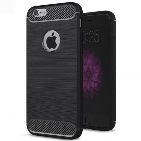 Husa Tpu Carbon pentru iPhone 6 / iPhone 6S, Neagra