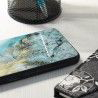 Husa Carcasa Spate pentru iPhone X / XS - Glaze Glass,  Blue Ocean