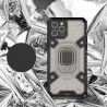 Husa Carcasa Spate pentru iPhone 12 Pro Max - HoneyComb Armor, Neagra