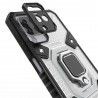 Husa Carcasa Spate pentru Samsung Galaxy A12 / Galaxy A12 (2021) Nacho - HoneyComb Armor, Neagra