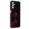 Husa Carcasa Spate pentru Samsung Galaxy A13 5G / Galaxy A04s - Glaze Glass,  Red Nebula
