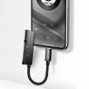 Adaptor audio Lightning la 2x Lightning si Jack 3.5mm (YAU-13), Yesido - Negru