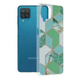 Husa Carcasa Spate pentru Samsung Galaxy A12 / Galaxy A12 (2021) Nacho - Glaze Glass,  Fiery Ocean