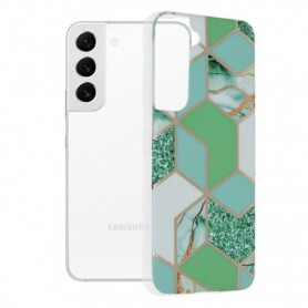 Husa pentru Samsung Galaxy S22 5G - Techsuit Marble Series - Bloom of Ruth Gray