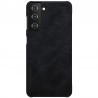 Husa Flip tip carte Samsung Galaxy S21 Plus - Qin Leather, Nillkin, Neagra