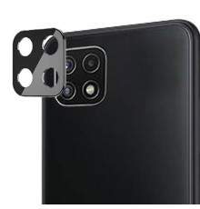 Folie protectie camera pentru Samsung Galaxy A22 5G - 9H 3D, Neagra Mocolo - 1