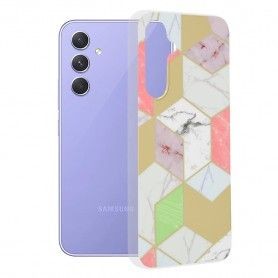 Husa carcasa Spate pentru Samsung Galaxy A54 - Marble Series - Bloom of Ruth Gray