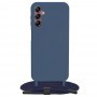 Husa pentru Samsung Galaxy A14 4G / A14 5G - Techsuit Crossbody Lanyard - Blue