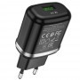 Incarcator priza USB-A, 18W, 3A + Cablu Type-C 1m - Hoco Special (N3) - Black
