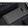 Husa Tpu Carbon Fibre pentru Samsung Galaxy S10+ Plus, Neagra