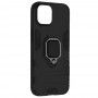 Husa pentru iPhone 14 - Armor Ring Hybrid - Black