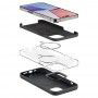 Husa pentru iPhone 14 Pro Max - Spigen Silicone Fit Mag Safe - Neagra