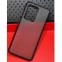 Husa Mata cu bumper din silicon pentru Samsung Galaxy S20 Ultra, Neagra