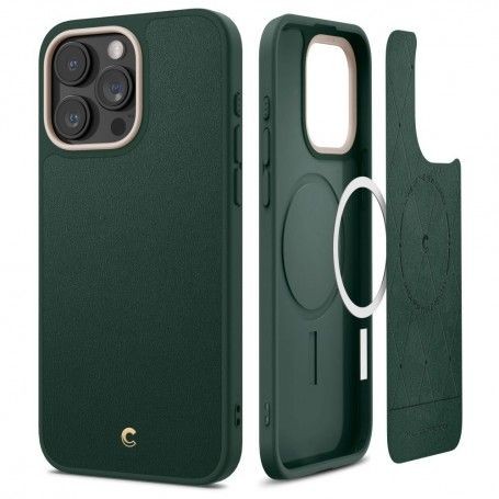 Husa pentru iPhone 15 Pro - Spigen Cyrill Kajuk MagSafe - Forest Verde