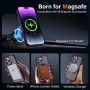 Husa pentru iPhone 15 Pro Max - Techsuit MagSafe Ghost Holder Series - Matte Verde