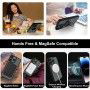 Husa pentru iPhone 15 Pro - Techsuit MagSafe Ghost Holder Series - Matte Albastra