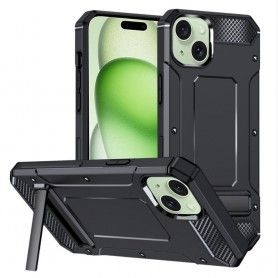 Husa pentru iPhone 15 Plus - Techsuit Luxury Crystal MagSafe - Neagra