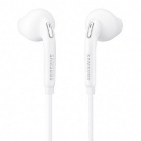 Samsung - Wired Earphones (EO-EG920BW) - Jack 3.5mm, In-Ear, Microphone, Volume Control, 1.2m - Alb (Bulk Packing) Samsung - 1