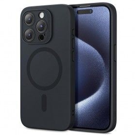 Husa pentru iPhone 15 Pro - Techsuit Carbonite FiberShell - Neagra