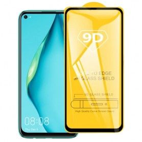 Folie Protectie Ecran pentru Huawei Nova 5T, Sticla securizata, Negru  - 1