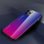 Husa iPhone 11 Pro - Gradient Glass, Albastru cu Violet