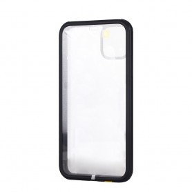 Husa pentru iPhone 11 Pro Max - Techsuit Carbonite FiberShell - Neagra
