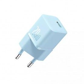 Incarcator pentru Priza 2x USB, 2x Type-C, 65W + Cablu Type-C la Type-C - Baseus (P10162701313-00) - Albastru