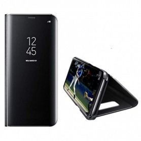 Husa Telefon Huawei P Smart (2020) - Flip Mirror Stand Clear View  - 1