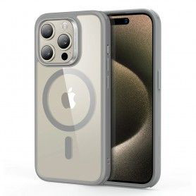 Husa pentru iPhone 15 Pro Max - Techsuit MagSafe Ghost Holder Series - Matte Verde