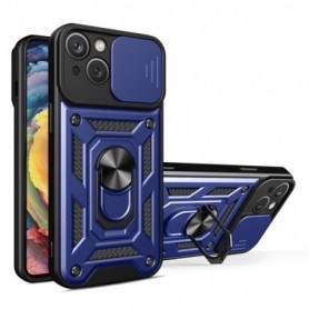 [PACHET 360] -  Husa pentru iPhone 15 + Folie - Techsuit ColorVerse 360 Series - Albastra