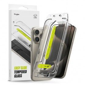 Folie pentru iPhone 15 Pro Max - Displex Real Glass + Case - Clear