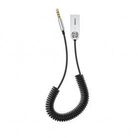 Cablu Audio Adaptor Type-C la Jack 1.2cm - Hoco (LS33) - Grey