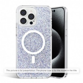 Husa pentru iPhone 11 Pro Max - Techsuit Sparkly Glitter - Albastra