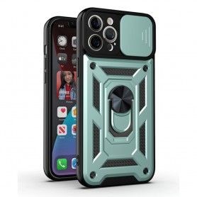 Husa pentru iPhone 11 Pro Max - Techsuit Carbonite FiberShell - Mov