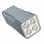 Lanterna 22.5W cu Baterie Externa 10000mAh - Hoco (Q15) - Metal Gray