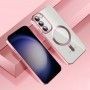Husa pentru Samsung Galaxy S24 Plus - Techsuit Luxury Crystal MagSafe - Roz