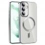 Husa pentru Samsung Galaxy S24 - Techsuit Luxury Crystal MagSafe - Argintie