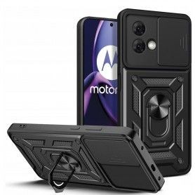 Husa pentru Motorola Moto G84 - Techsuit Diary Book - Neagra