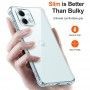 Husa pentru Motorola Moto G84 - Techsuit Shockproof Clear Silicone - Clear