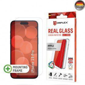 Folie pentru iPhone 15 Pro - Displex Real Glass + Case - Clear