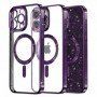 Husa pentru iPhone 15 Pro Max - Techsuit Luxury Glitter MagSafe - Deep Mov