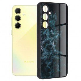 Husa pentru Samsung Galaxy A35 5G - Techsuit Glaze Series - Albastra Nebula