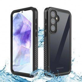 Husa pentru Samsung Galaxy A55 5G - ShellBox Waterproof IP68 Case - Neagra
