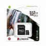 Card de Memorie cu Adaptor, 512GB - Kingston Canvas Select Plus (SDCS2/512GB) - Negru