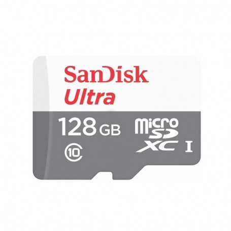 Card de Memorie, 128GB - SanDisk Ultra (SDSQUNR-128G-GN3MN) - Alb / Gray