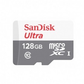 Card de Memorie, 128GB - SanDisk Ultra (SDSQUNR-128G-GN6MN) - Alb / Gray
