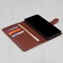 Husa pentru Samsung Galaxy S24 Plus - Techsuit Leather Folio - Maro