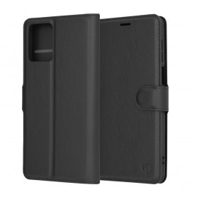 Husa pentru Motorola Moto G54 - Techsuit Leather Folio - Neagra