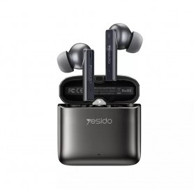 Casti Bluetooth Wireless Noise Cancelling - Yesido (TWS10) - Negru