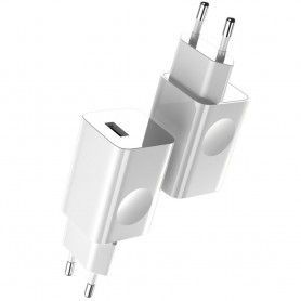 Incarcator pentru Priza 2x USB, 2x Type-C, 65W + Cablu Type-C la Type-C - Baseus (P10162701213-00) - Alb